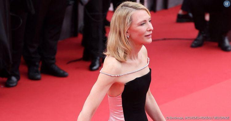 Cannes 2024 : Cate Blanchett fait rimer mode et politique avec une robe (très) osée