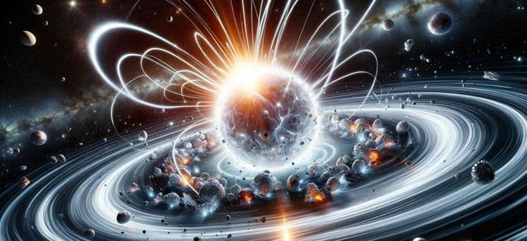 Le champ magnétique de cette étoile pourrait dévorer sous nos yeux les restes d'une exoplanète !