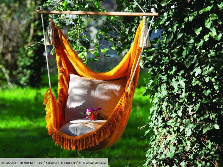 Un fauteuil suspendu facile à réaliser pour en profiter tout l'été !