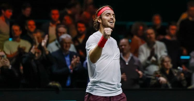 Rotterdam: La grosse frayeur de Tsitsipas