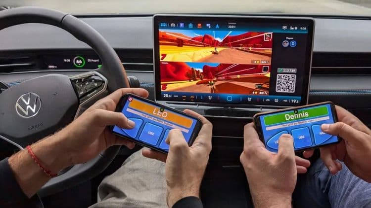 VW introduit des jeux multijoueurs casual dans ses véhicules