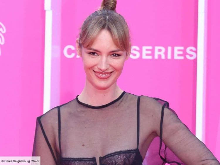 Louise Bourgoin : en robe transparente et lingerie apparente, elle illumine le Festival Canneseries