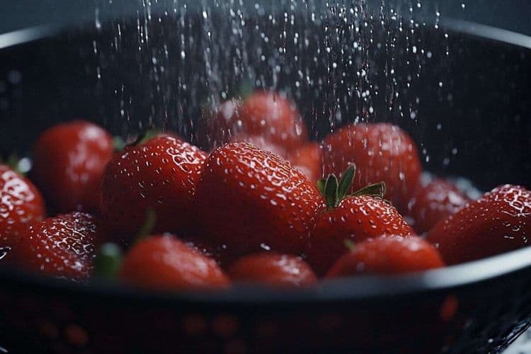 Découvrez comment éliminer efficacement les pesticides de vos fraises avec du vinaigre, du bicarbonate ou du vin rouge