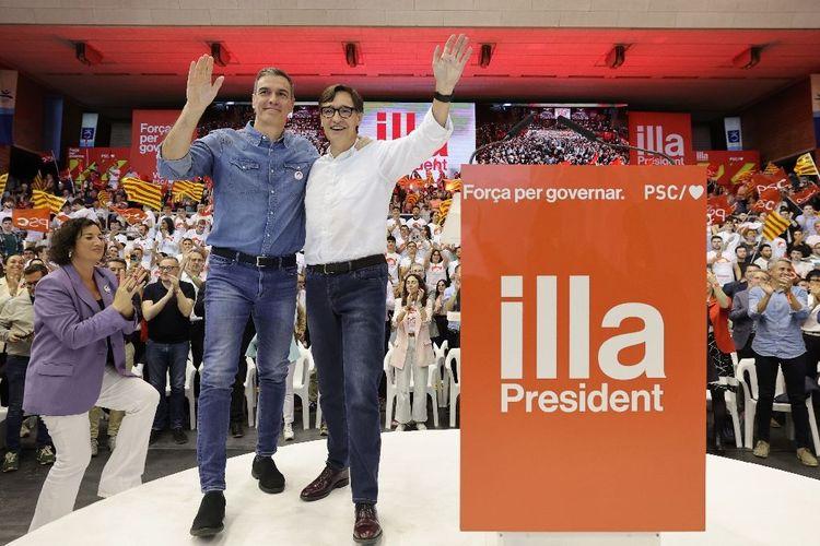 Catalogne: les indépendantistes perdent leur majorité face aux socialistes de Pedro Sánchez