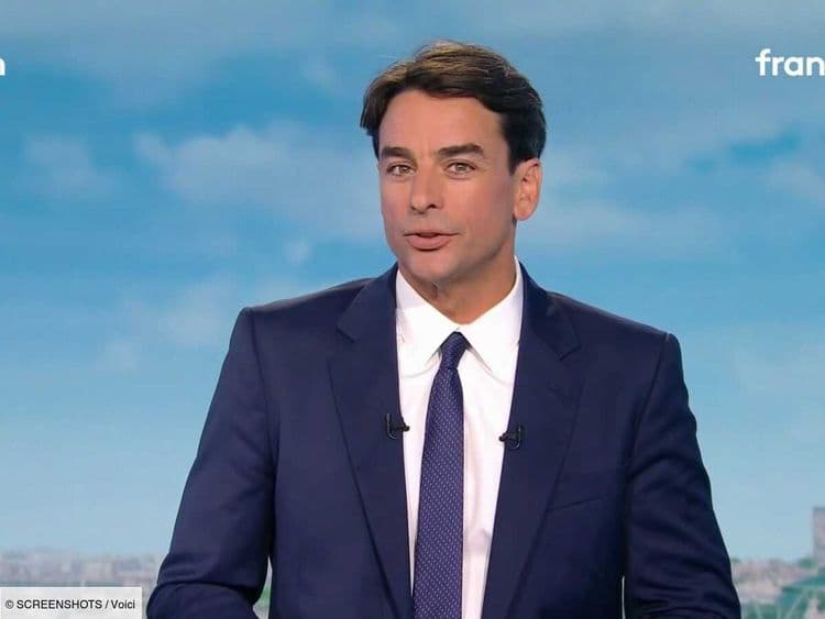 Julian Bugier très ému délivre un message personnel à Anne-Sophie Lapix avant son dernier 20h (ZAPTV)
