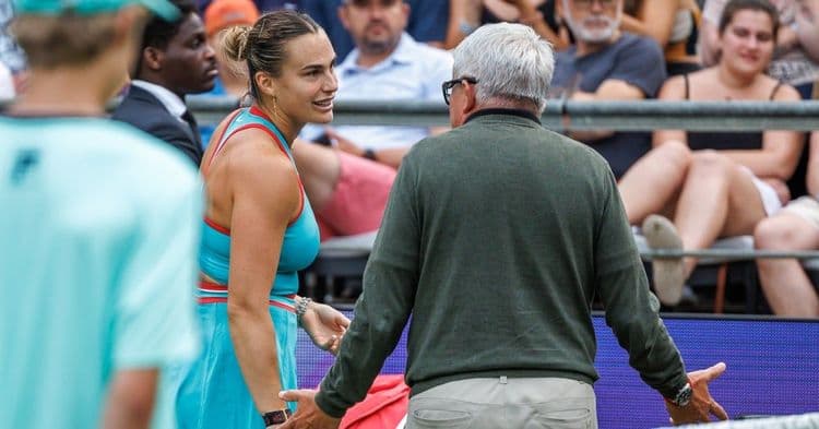 Aryna Sabalenka, polémique pour sa reprise