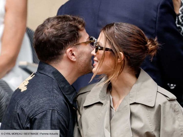 Iris Mittenaere et Antoine Dupont très complices dans les tribunes de Roland-Garros
