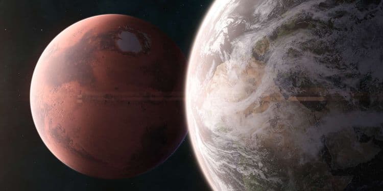 Mars perturbe le climat de la Terre et les courants océaniques tous les 2,4 millions d’années !