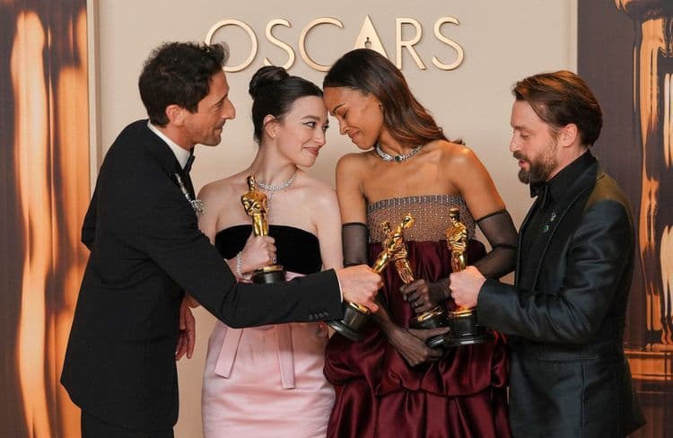 « Anora », Zoe Saldana, Adrien Brody… Découvrez le palmarès complet des Oscars 2025