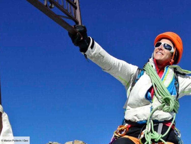 Marion Poitevin, seule femme alpiniste dans un monde d'hommes
