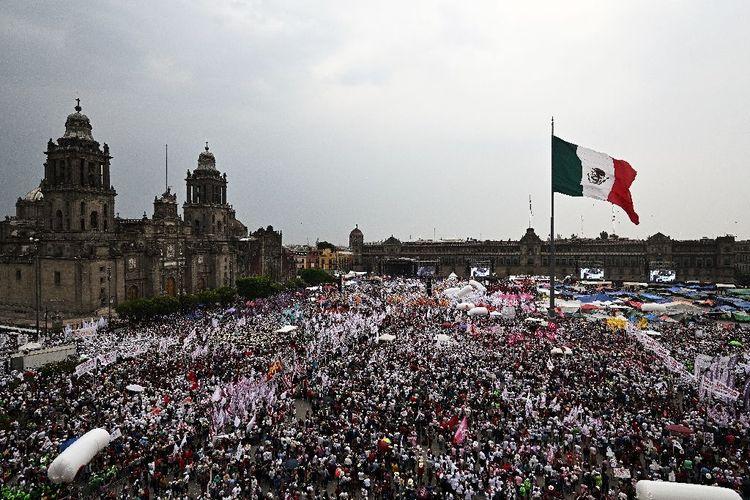 "Nous allons entrer dans l'histoire": le Mexique sur le point d'élire sa première présidente