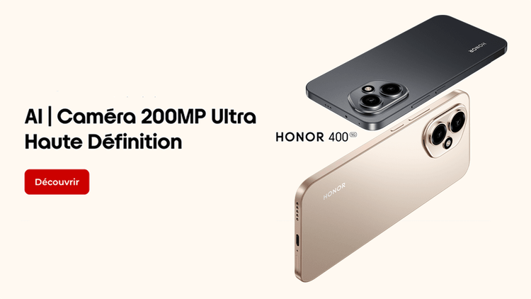Honor 400 5G chez Free Mobile : 100 € remboursés + 50 € de bonus reprise
