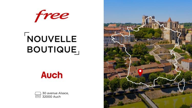 Free ouvre une nouvelle boutique à Auch ! 