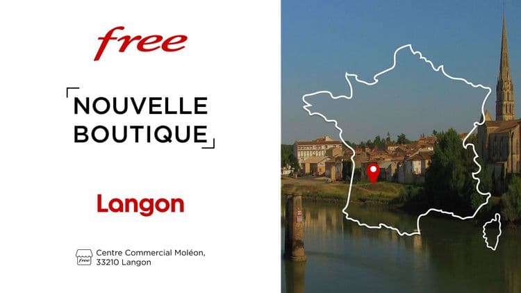 Free ouvre une nouvelle boutique à Langon 