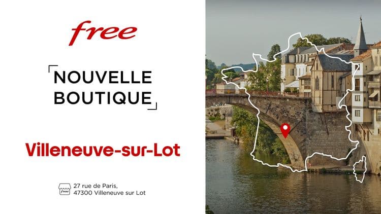 Une nouvelle boutique Free ouvre ses portes à Villeneuve-sur-Lot