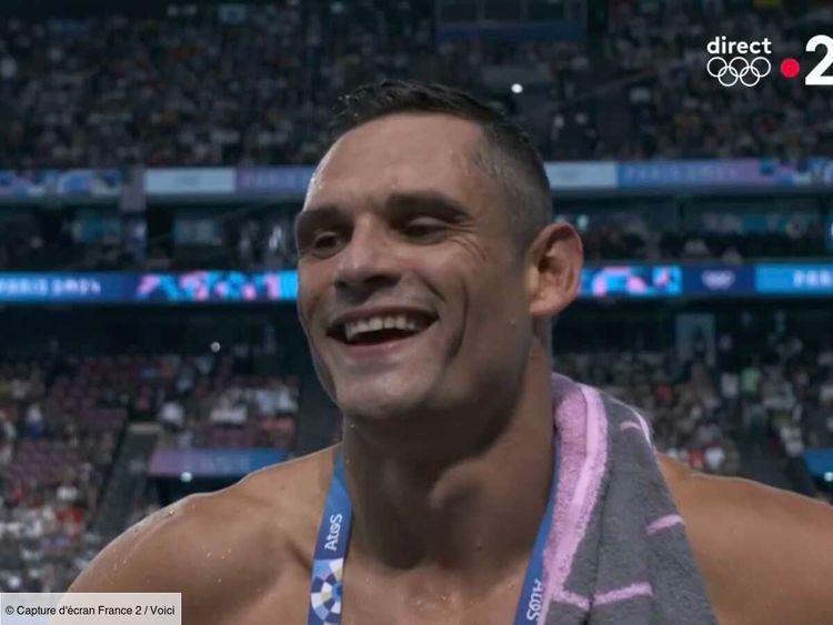 "Une pastèque à la place de la tête" : Florent Manaudou très critiqué à cause de son attitude en direct après sa demi-finale (ZAPTV)