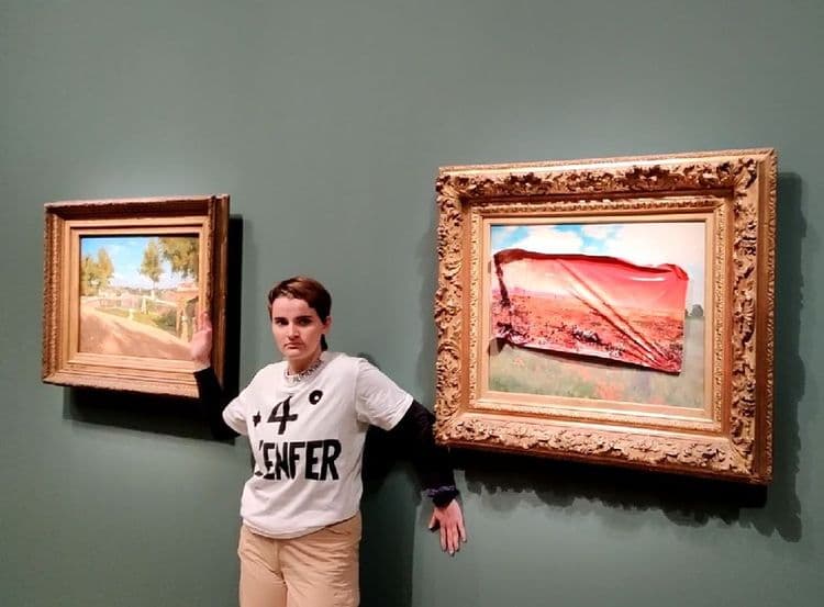 Une militante en garde à vue après une action contre un Monet au musée d'Orsay