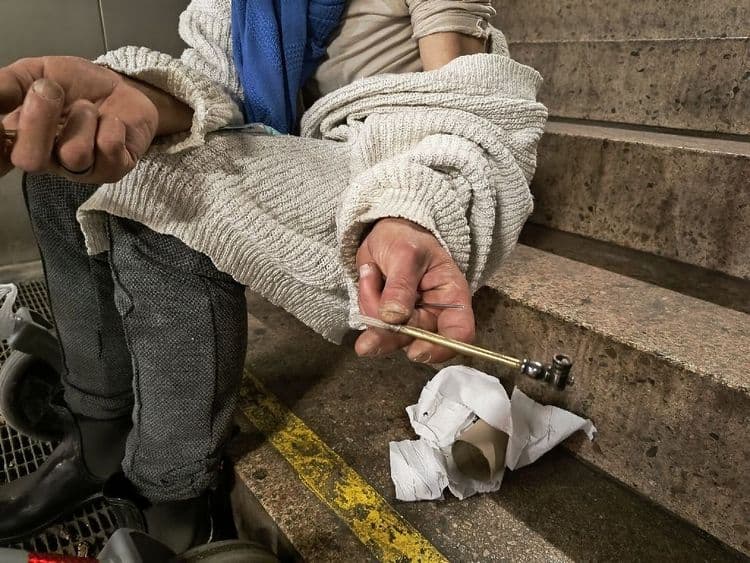 À Francfort, le dilemme du crack en plein centre-ville