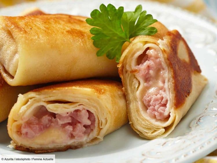La recette pour retourner en enfance : les crêpes à la béchamel, jambon et fromage râpé