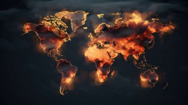 La probabilité d’un été anormalement chaud est entre 70 et 100 % dans ces régions du monde !