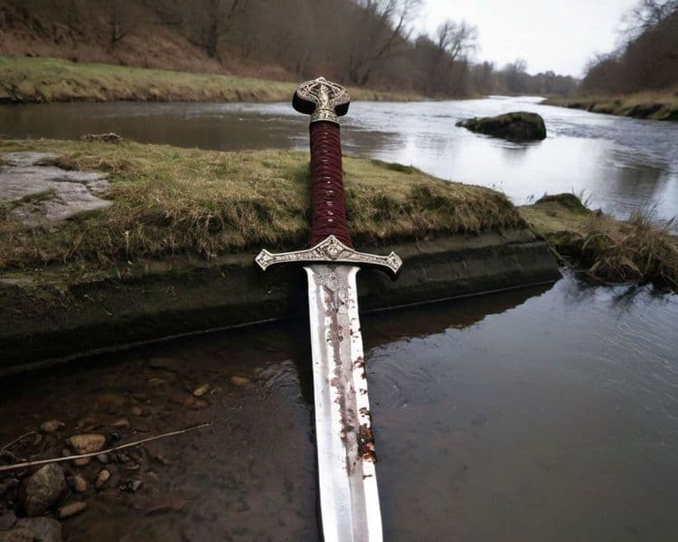 Une épée datant des invasions vikings en Angleterre retrouvée au fond d'une rivière