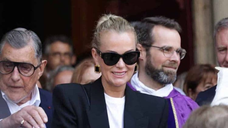 Laeticia Hallyday : ce détail funeste et déchirant repéré aux obsèques de Philippe Labro
