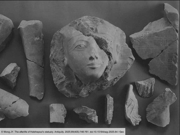 L'Œil de GEO: les statues de la pharaonne Hatshepsout ont été brisées, et les chercheurs pensent savoir pourquoi