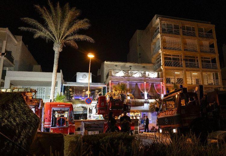 Quatre morts dans l'effondrement d'un restaurant aux Baléares