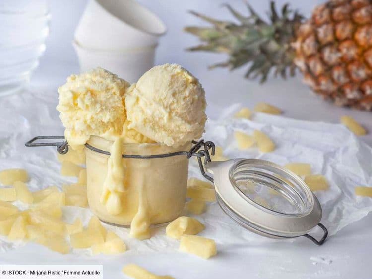 Glace à l’ananas prête en 2 minutes : la recette avec seulement 3 ingrédients