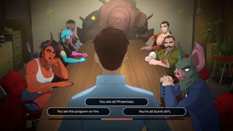 Dispatch : une comédie de bureau interactive avec des super-héros