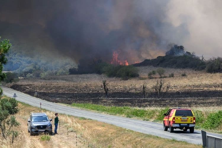 Incendie dans l'Aude: le responsable présumé placé en détention provisoire