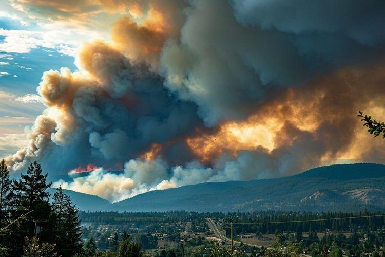 Au Canada, un incendie à l’Ouest conduit à l’évacuation de milliers de personnes