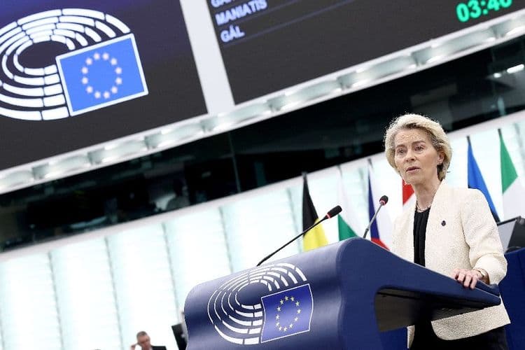 Von der Leyen face aux eurodéputés: motion de censure sans risque mais secousses en vue