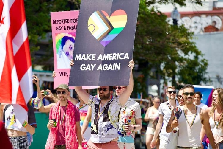 A Washington une marche des fiertés mondiale en pied de nez à Trump
