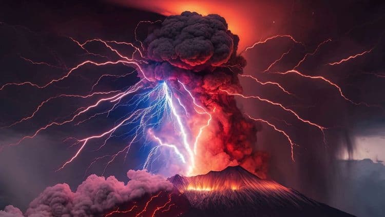 Les éclairs dans les panaches de volcan auraient participé à « nourrir » la vie terrestre primitive