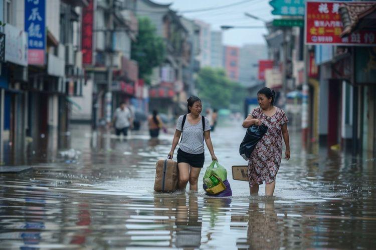 Chine : 242 000 personnes évacuées à la suite de pluies diluviennes
