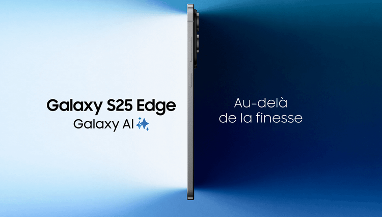 Samsung Galaxy S25 Edge en précommande chez Free Mobile - Jusqu’à 220€ d'économies