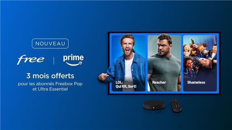 Free offre 3 mois d’abonnement Prime à ses abonnés Freebox Pop et Ultra Essentiel