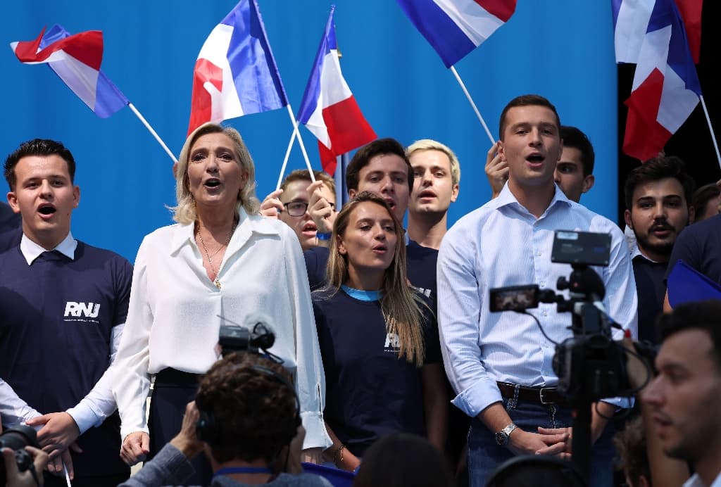 Le Pen fait le pari d’installer l’idée d’un « ticket » avec Bardella pour 2027