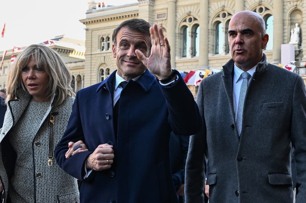 En Suisse, Macron met l’Europe au coeur de sa visite