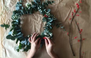DIY : une couronne de Noël pas kitsch