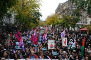 Manifestation à Paris pour un « cessez-le-feu » à Gaza