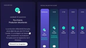 L’application EcoWatt propose désormais de savoir à quel moment votre consommation électrique est la plus verte