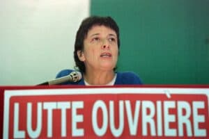 Arlette Laguiller sur la liste de LO aux Européennes