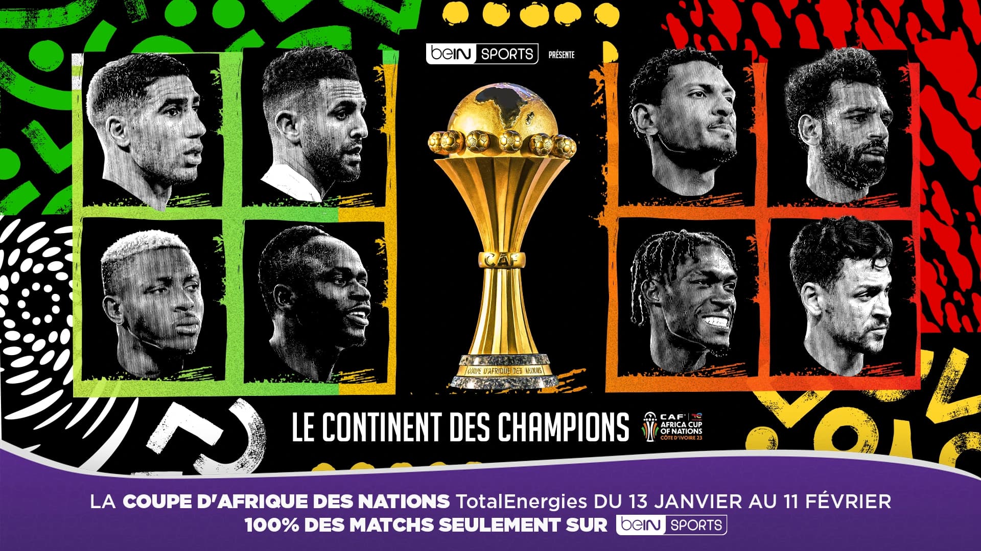 Le sport commence fort en 2024 sur beIN SPORTS avec la Coupe d’Afrique des Nations TotalEnergies !