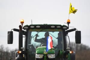 Des agriculteurs de la Coordination rurale en route pour Rungis