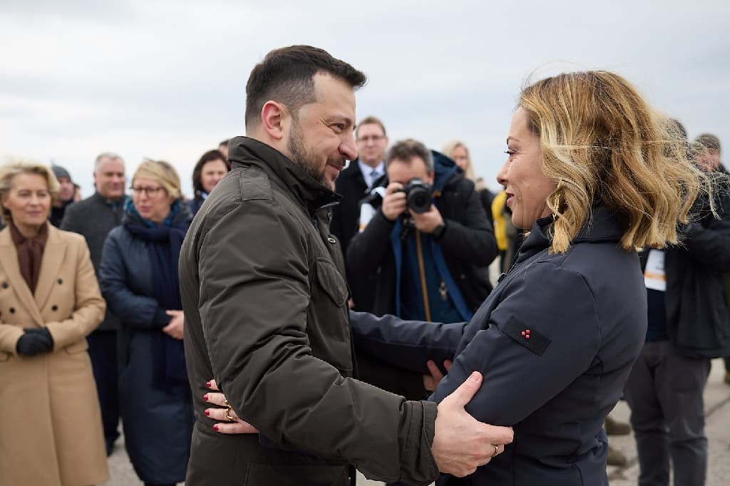 Meloni à Kiev pour présider un G7 virtuel sur l’Ukraine