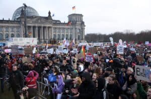Contre l’extrême-droite: près de 150.000 manifestants à Berlin