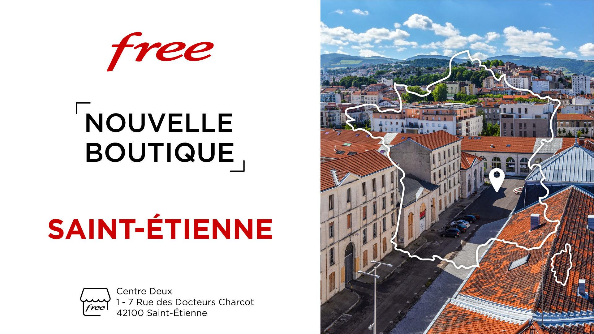Découvrez la nouvelle boutique Free à Saint-Etienne