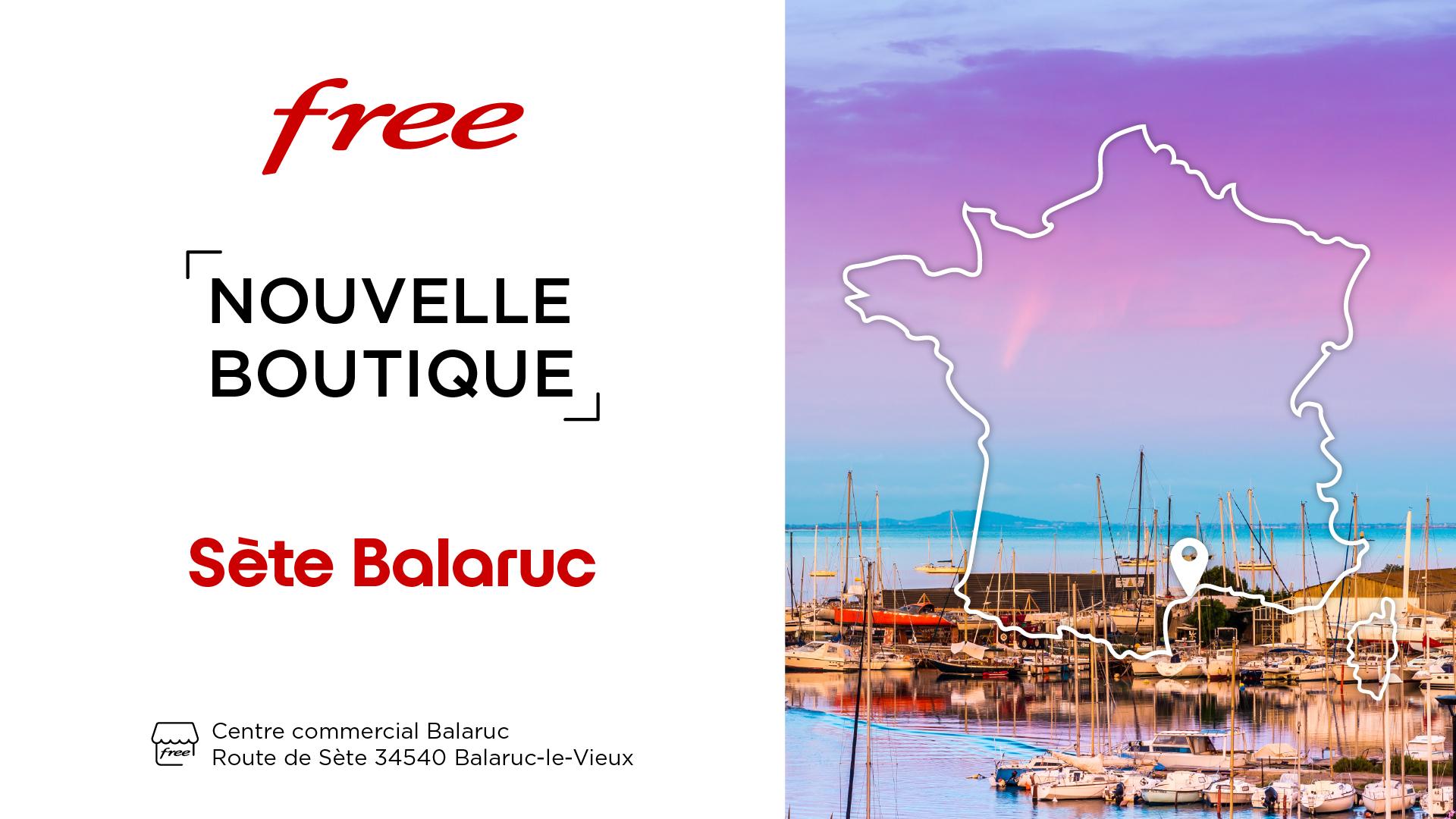 Boutique Free : découvrez la nouvelle boutique Free de Sète au centre commercial Balaruc